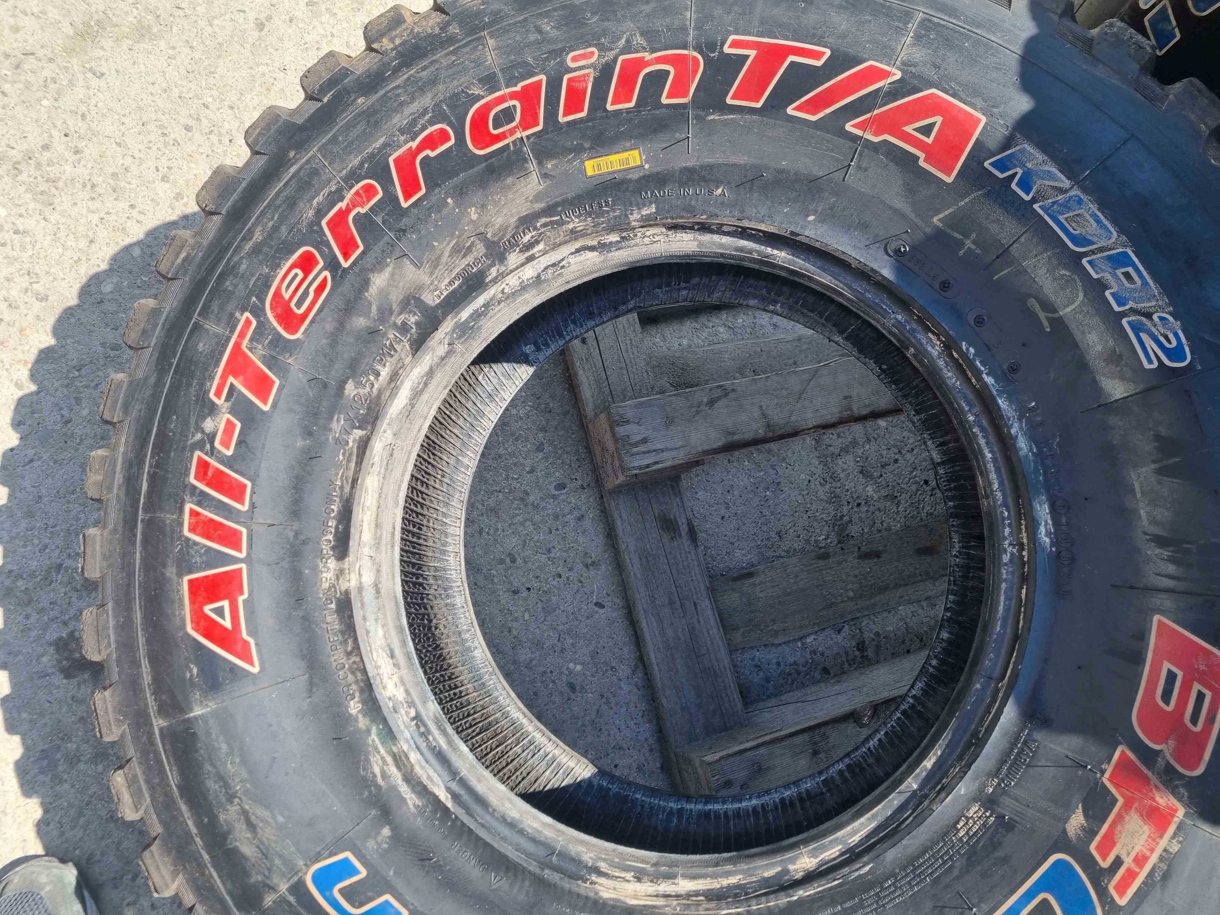 SET 4 Anvelope Vara 37X12.50 R17 BFGOODRICH All Terrain TA