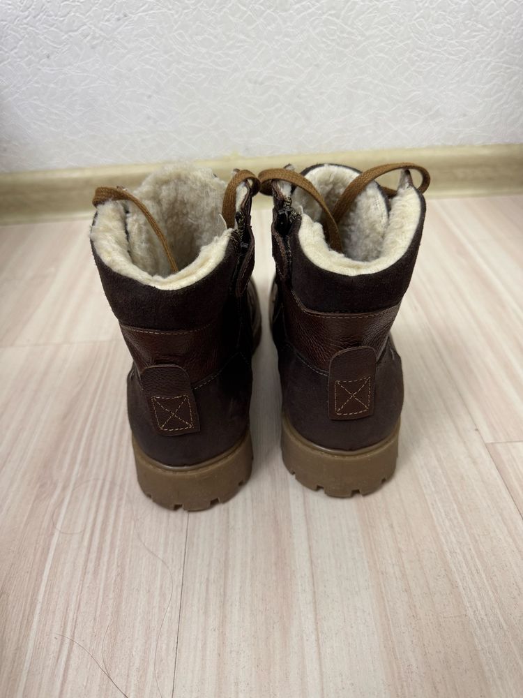 Женские кожанные сапоги