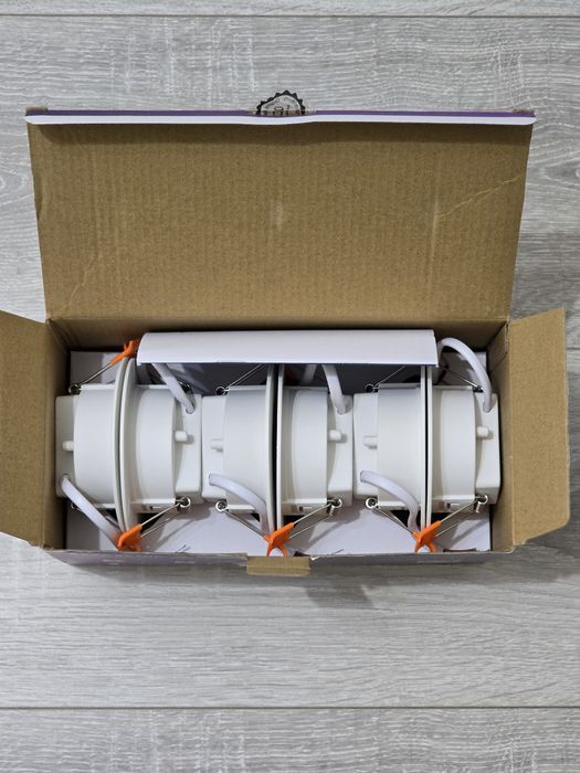 Set 6 spoturi LED DUSKTEC încastrate inteligente, cu Alexa