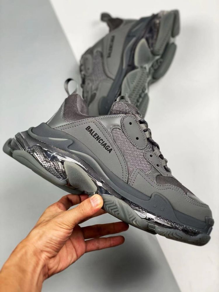 Balenciaga Triple S Gray Clear