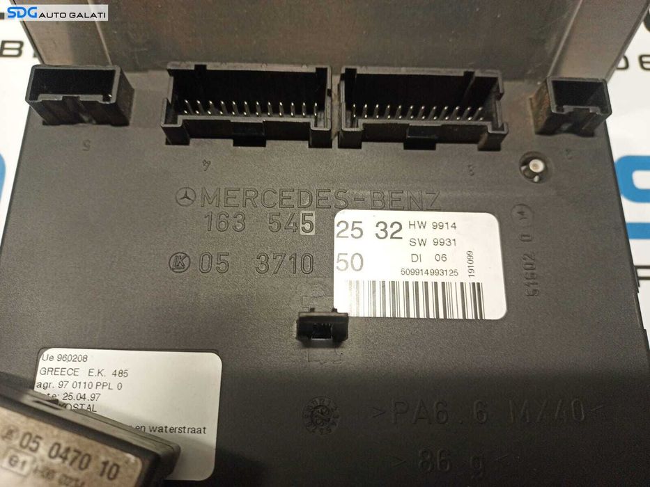 KIT Pornire ECU Calculator Motor Mercedes ML W163 2.7 CDI 1998 - 2005 Cod A0245453232 0281010283 1635452532 05371050 05047010 1635454032 [L1191] [L1192]