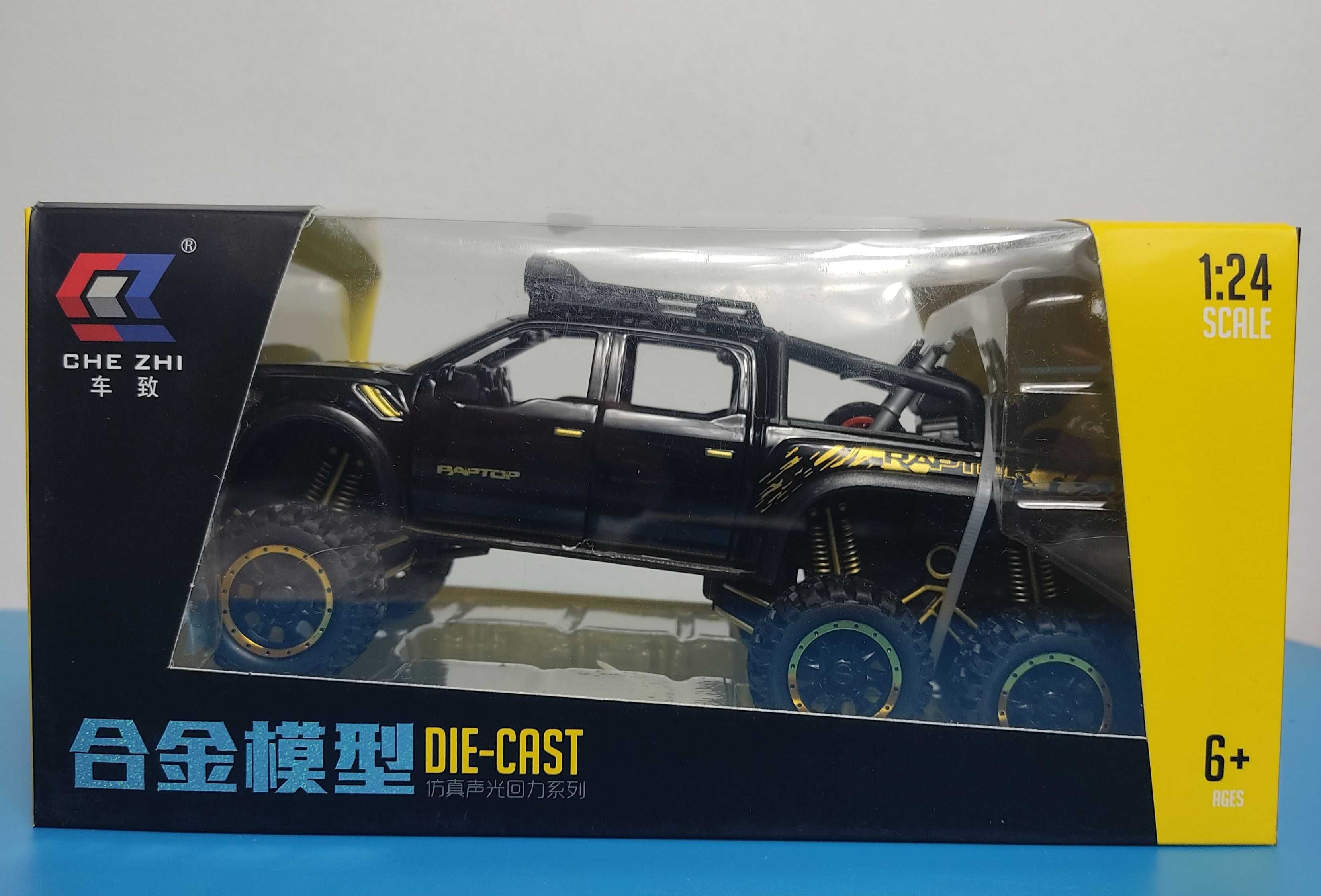 Метална кола макет 1:24 на Ford Raptor играчка подарък за момче