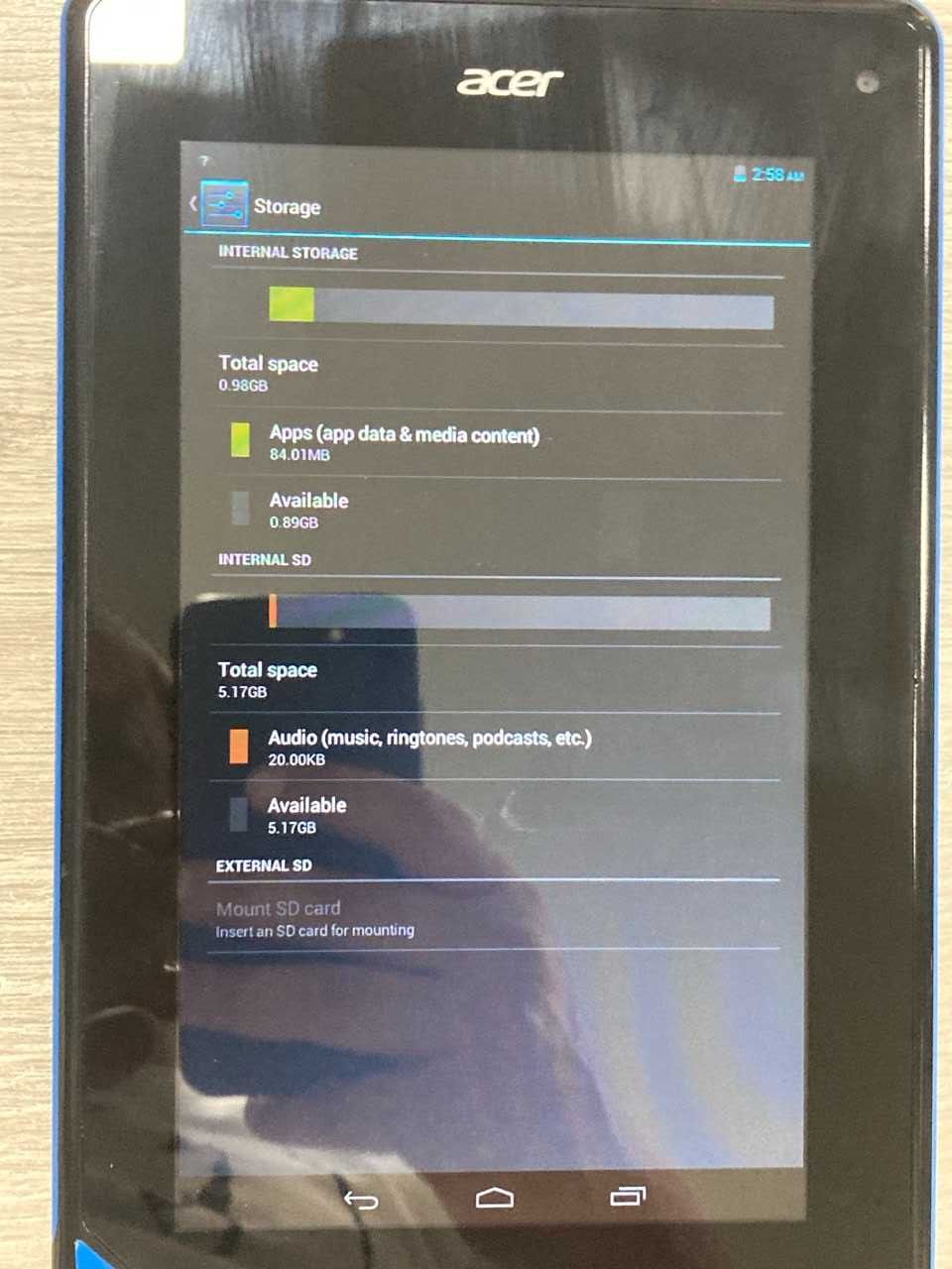 Таблет Acer Iconia Tab B1-A71 8GB