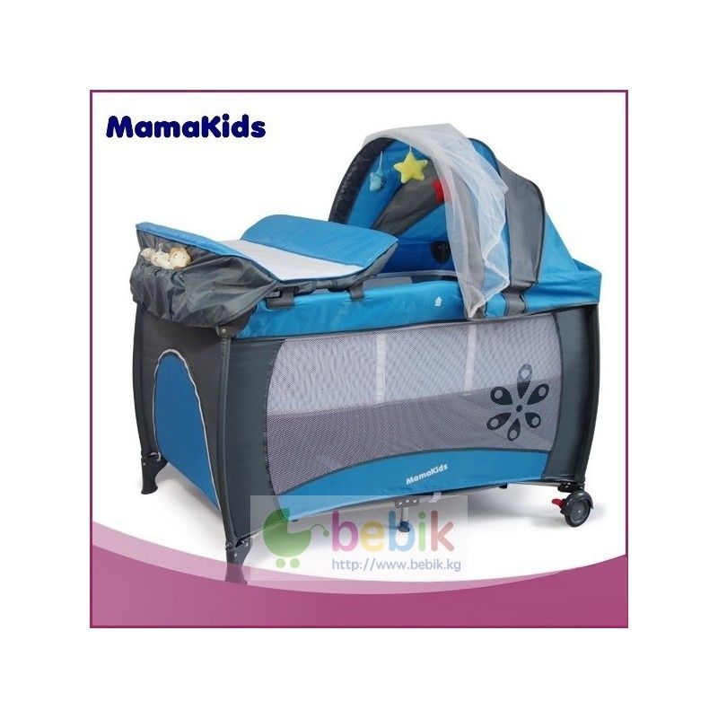 Детская Кровать манеж, Манеж-кровать MamaKids krovat-manej, детская кр