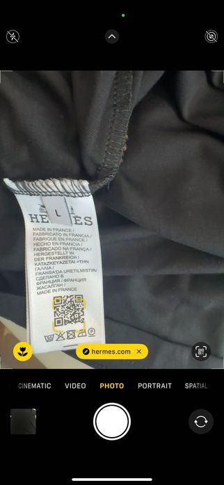 Hermes-Автентична чисто нова мъжка тениска Л размер