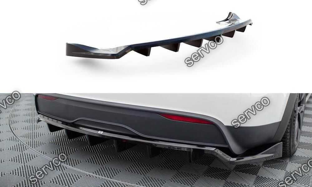 Prelungire bara spate Tesla Model X Mk1 2021- v4 - Maxton Design