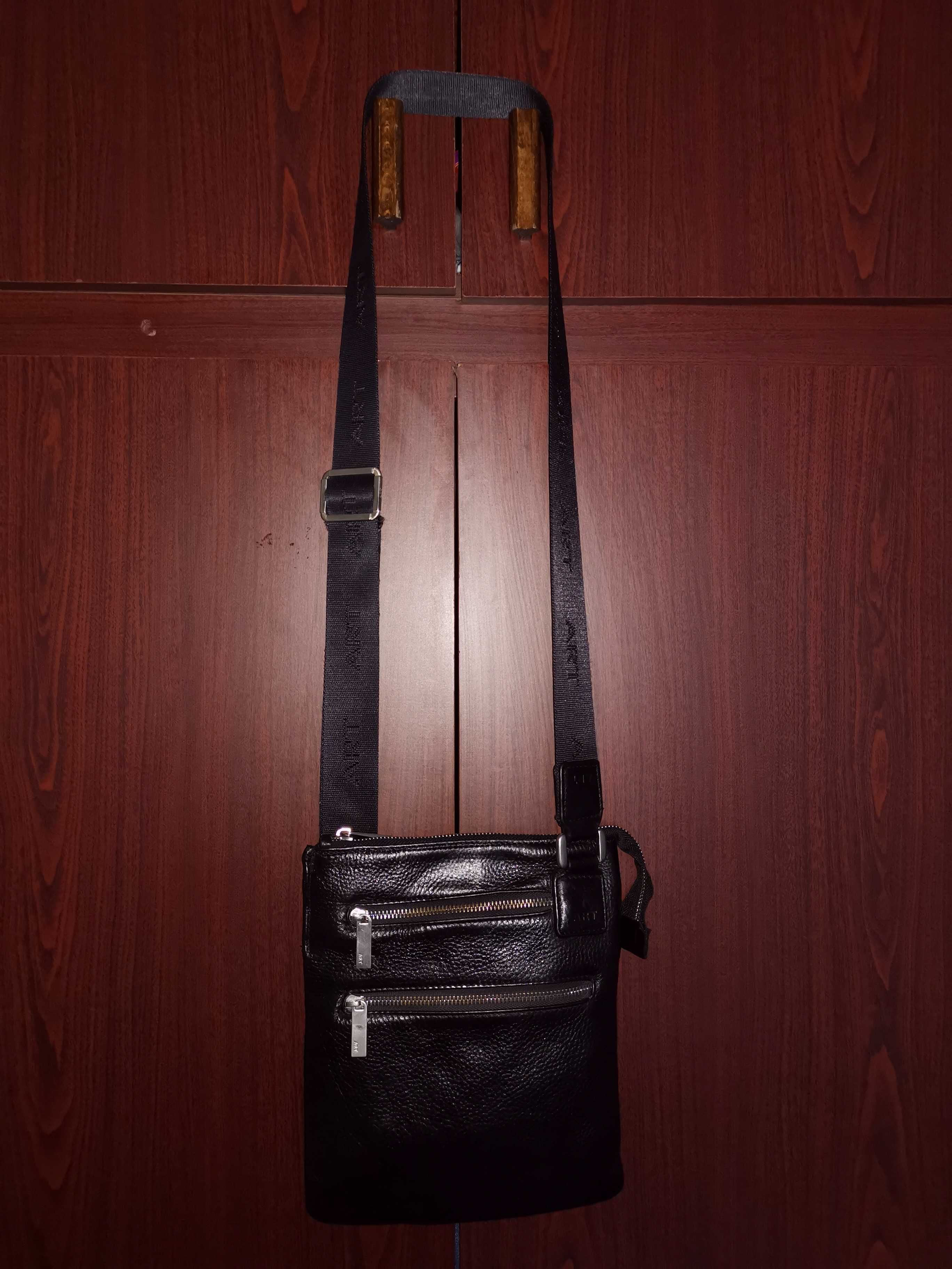 Спортно-елегантна чанта телешка кожа ART 93