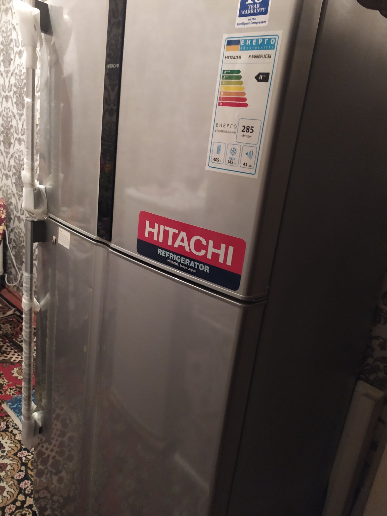 Новый Двухкамерный Холодильник hitachi сенсорной кнопкой