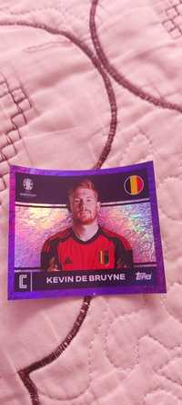 Vând sticker Kevin de Bruyne mov EURO 2024 topps