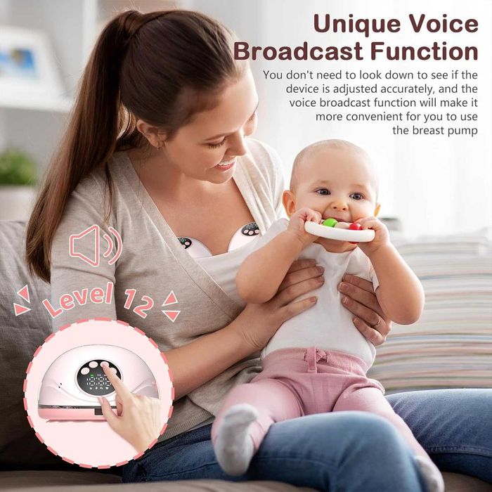 Smocraut Електрическа помпа за кърма, 12 нива, 4 режима