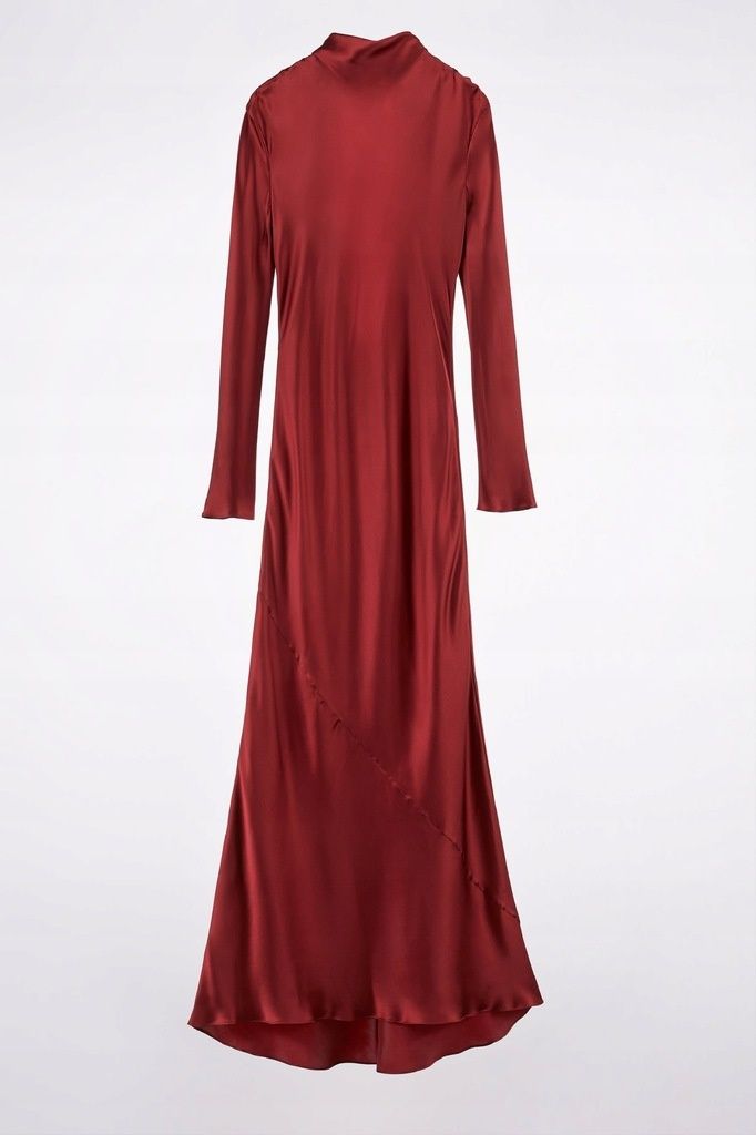 Rochie din mătase 100%Zara silk blend limited edition