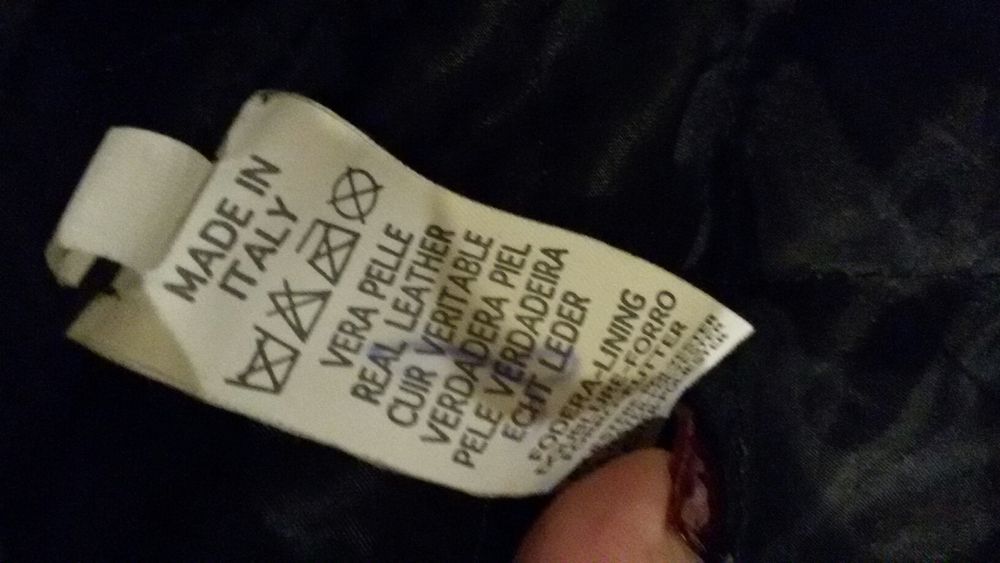 Дамско кожено яке/ест.кожа 44-М/Lрр.Италия