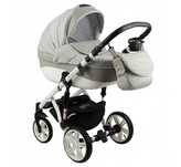 Carucior copii 3 in 1 Adamex Encore 2 Light Grey