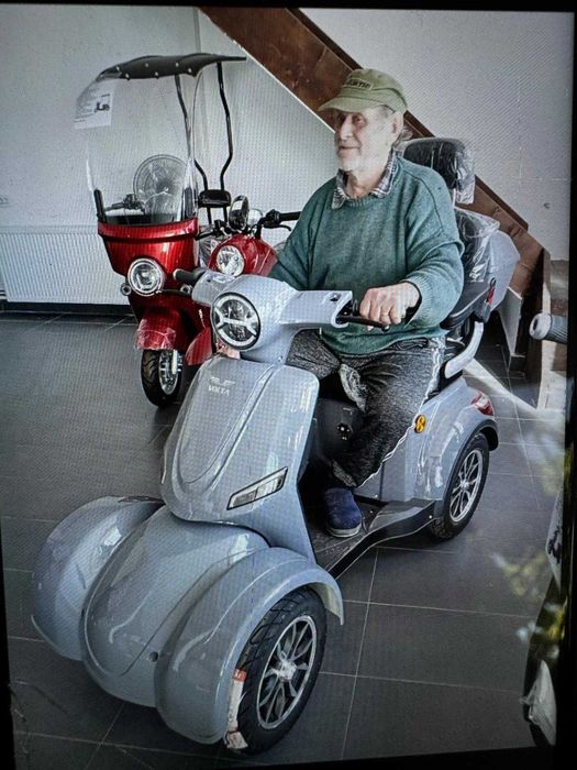 Scuter electric 4-roți L6e 2024 - 1.000 W pt pers cu mobilitate redusa