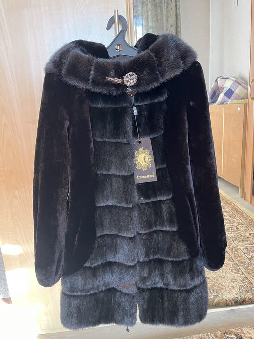 Шуба мутон-норка