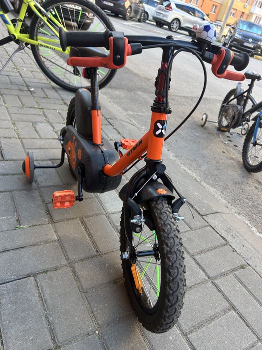 Bicicleta 14 inchi cu roti ajutatoare