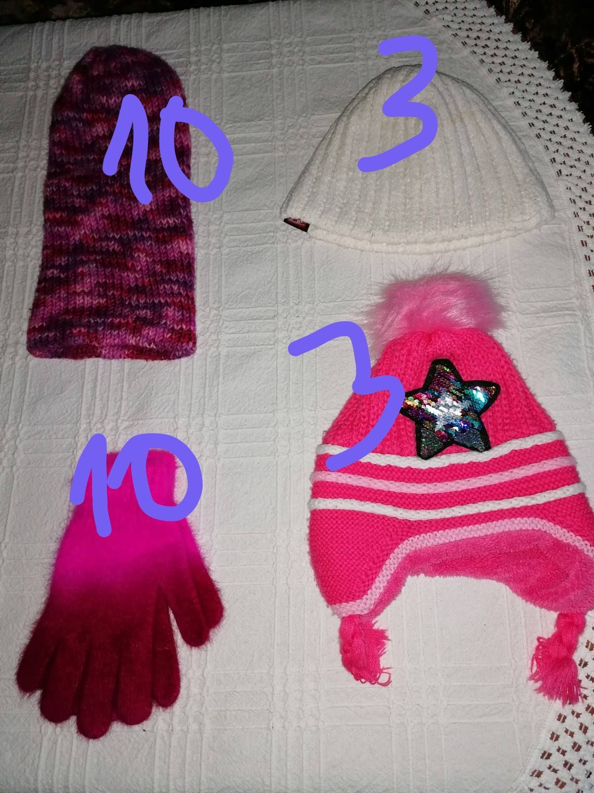 Дамски, детски шапки и ръкавици