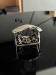 Brosa decorativa Vintage din Argint