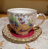 Прекрасна чаша за чай Empire, английски порцелан от 1952г.