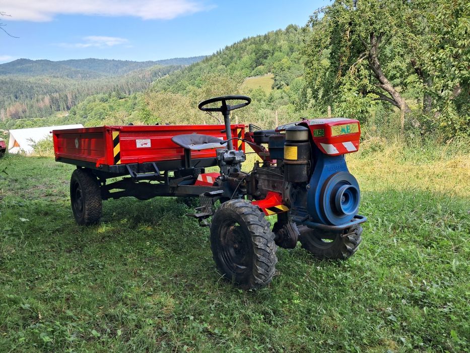 Motoagricola diesel 4x4 motocultor cu remorca