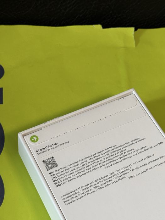 ЗАПЕЧАТАН 256GB iPhone 17 Pro Max Yettel Гаранция 3г. 2028 Orange