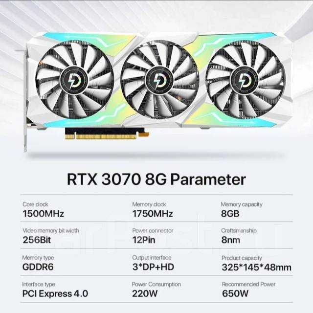 Видеокарта Rtx 3070 8gb есть обмен