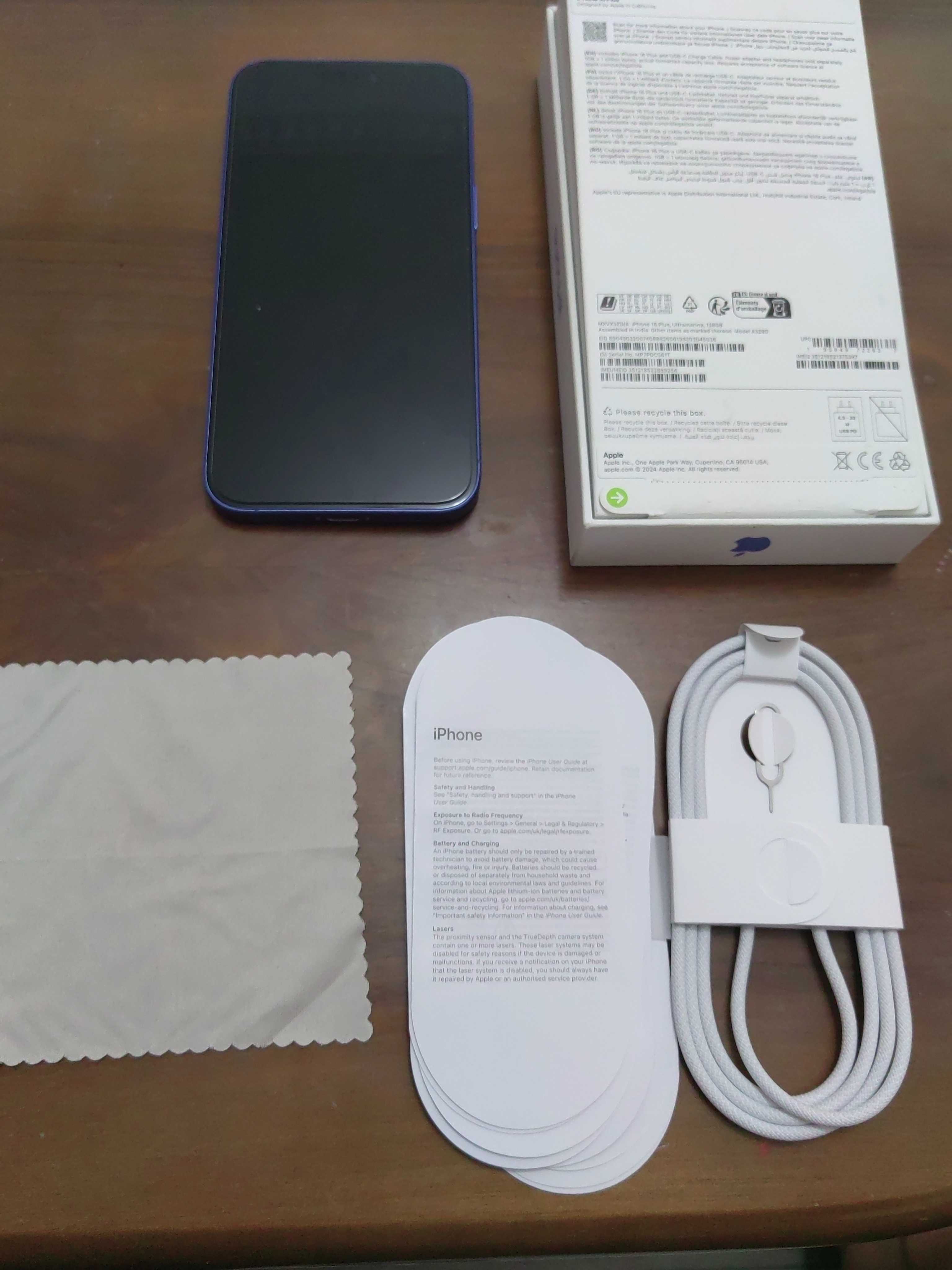 IPhone 16 Plus 128GB Ultramarine mxvx3