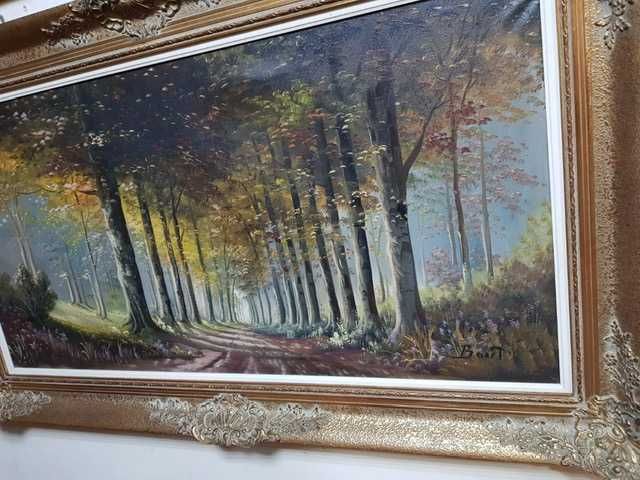 Tablou,pictura in ulei de dimensiuni foarte mari!