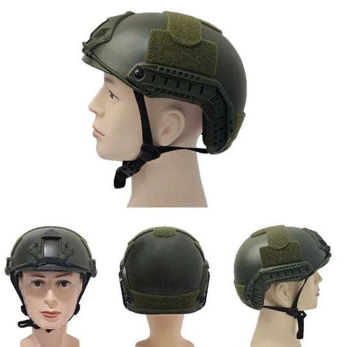 Тренинг Тактическа Еърсофт Каска с Велкро за Пачове Airsoft Gaming NVG