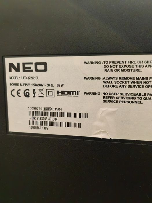 Neo Led tv 32' неработещ