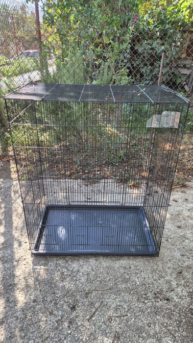 Голяма клетка за птици - волиера 90×75×45см