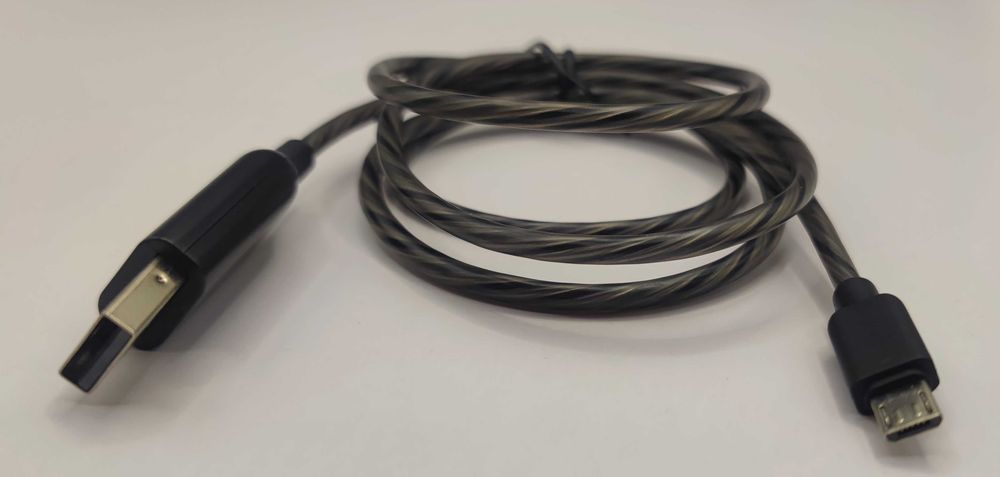 Cablu incarcare si transfer date cu iluminare smart