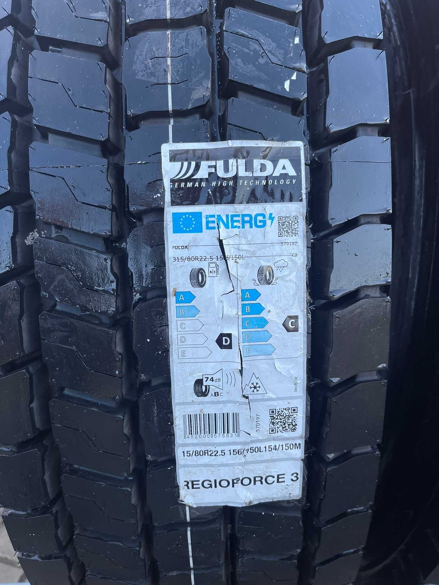 FULDA Regio Force 3 156L154M DC74 TRACTIUNE 315/80R22,5