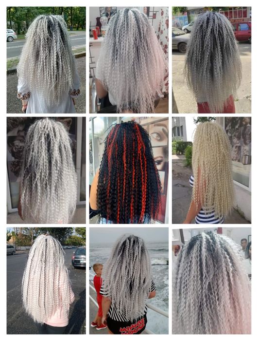 Coafor Braila Gina Beauty Style , Coafuri , Extensii AFRO , Codite