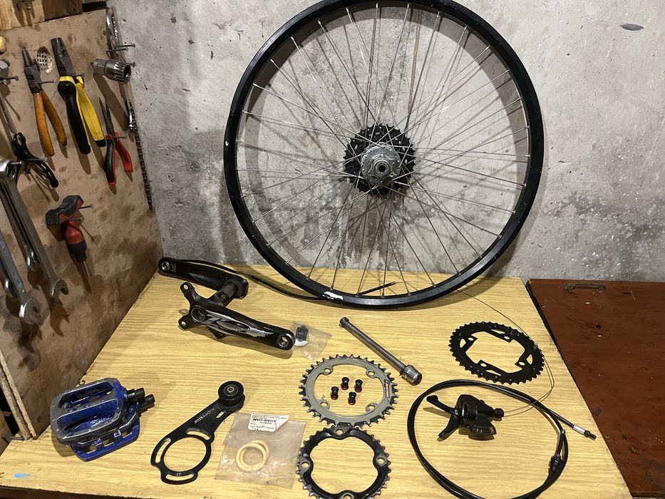 Dh части за колело капла,курбели,прочи,команда