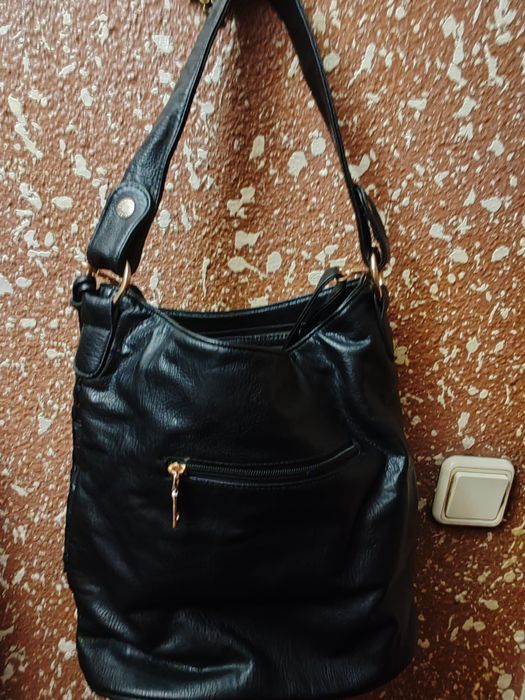 Кожена дамска чанта