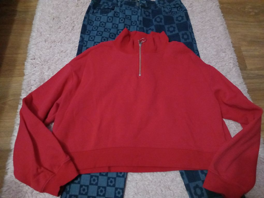 Дамски дънки и суичър h&m
