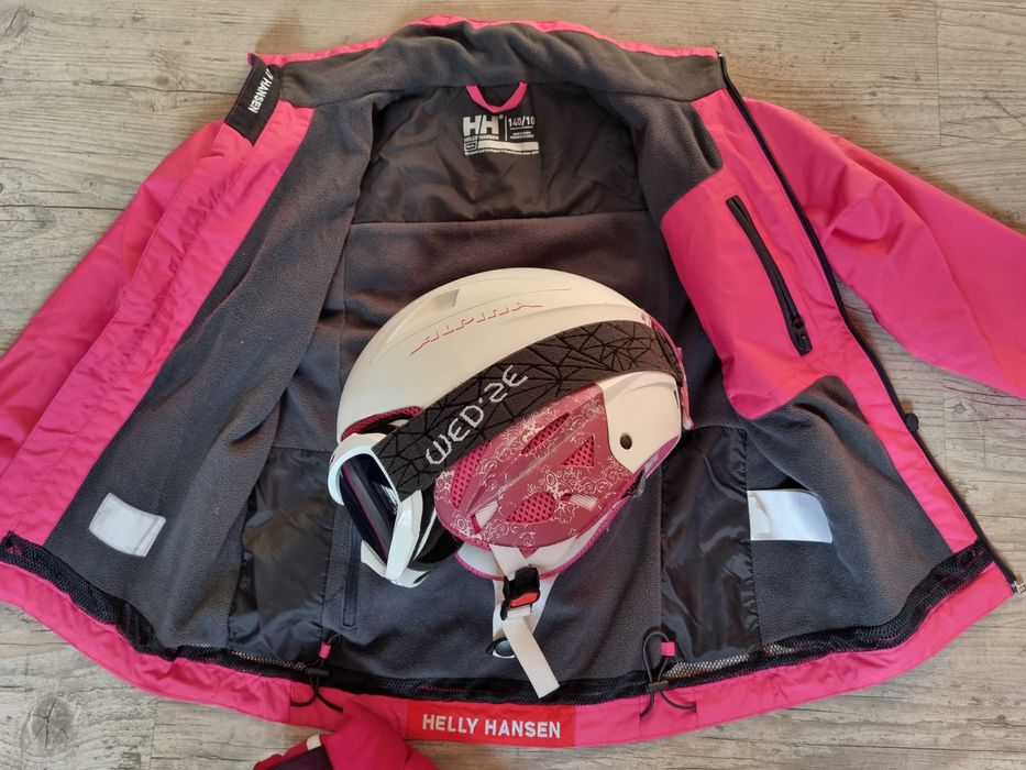 Costum Ski -  Pantaloni ,Geaca, Casca si ochelari ski - Copii 9-10 ani