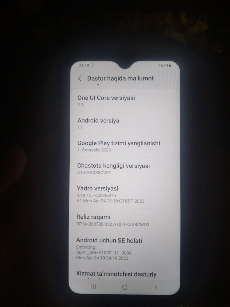 Samsung A10 S sotiladi