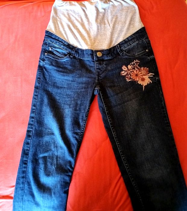 Дънки за по слабички бременни