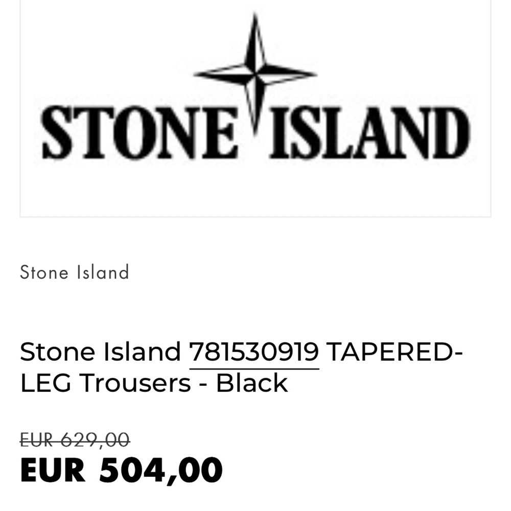 Pantaloni Stone Island