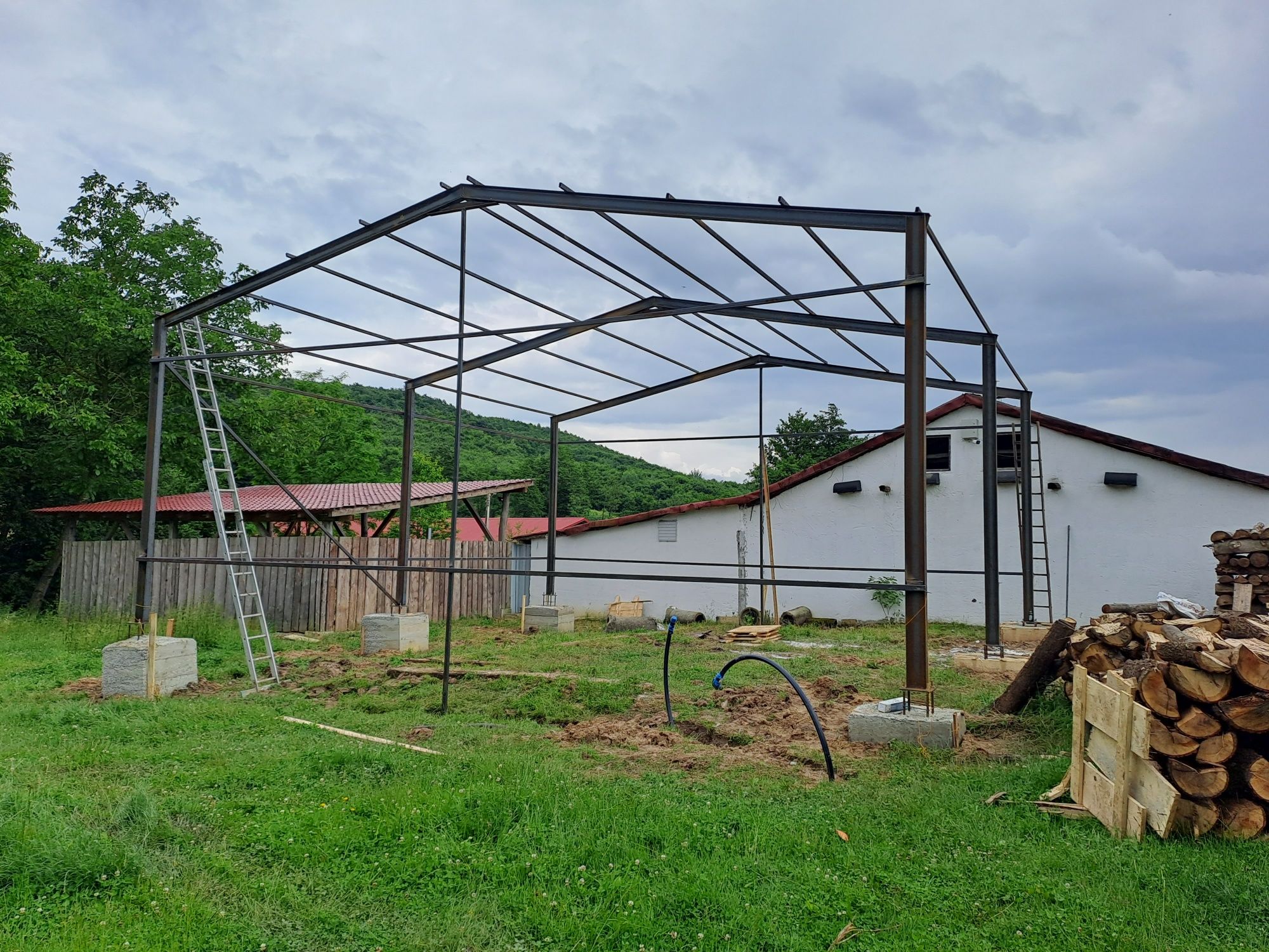 Vand hală metalică 10x20 din europrofile IPE