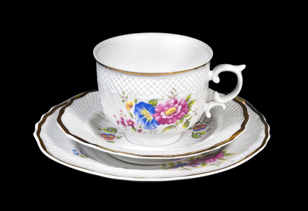 Сервиз за трима от Hollóháza.