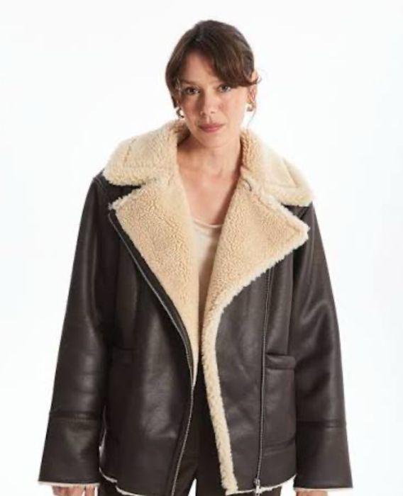 Дубленка из ис кожи. Размер 48-50