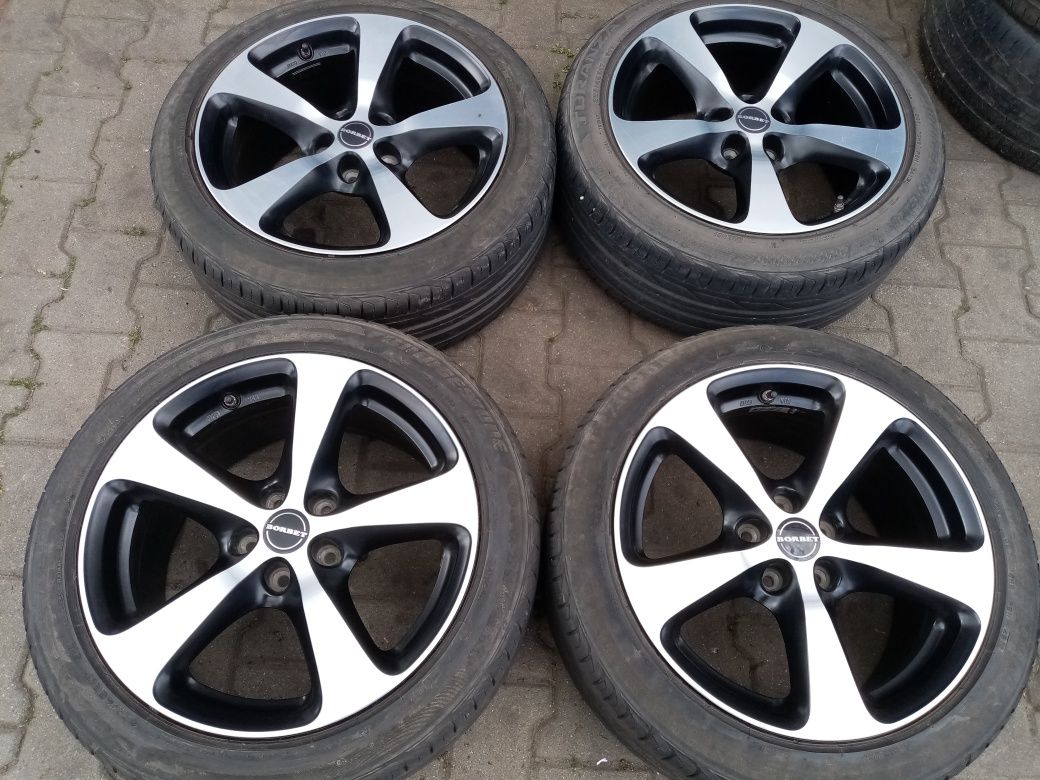 Jante aliaj 5x105r17"Opel Astra K, J benzina cu anvelope de vara