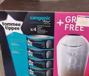 Cos scutece Tommee tippee sangenic tec,alb,fără rezerve