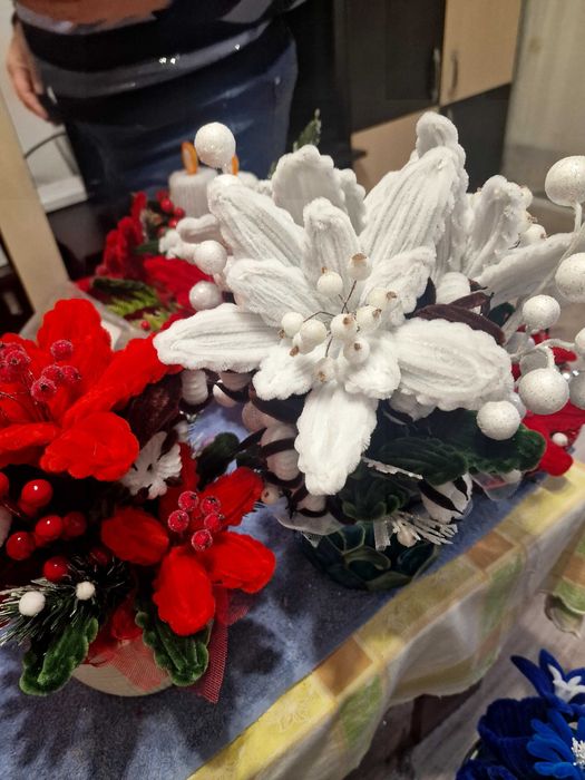 Ghivece personalizate buchete,ornamente de sarbatori