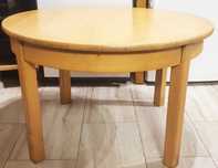 Masuta rotunda , foarte stabila,  lemn masiv, import Germania