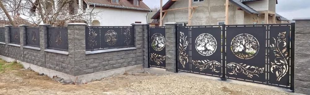 Porți moderne debitatare cnc