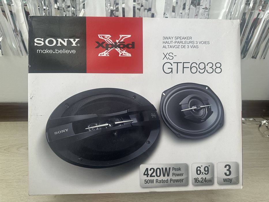 XS-GTF6938 акустическая система Sony (колонки для машины) новые